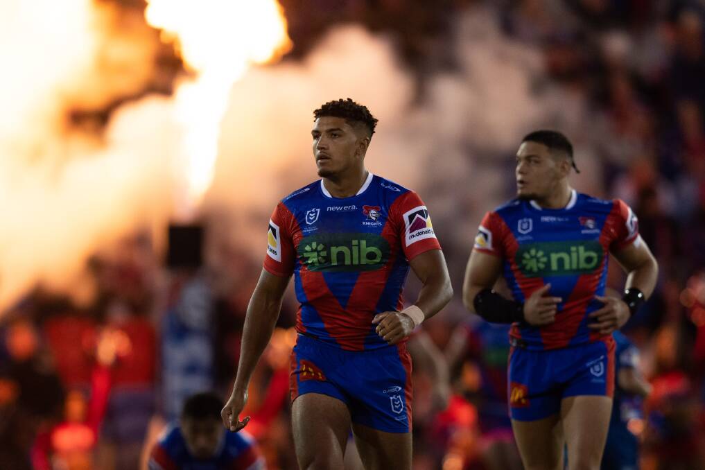 The Newcastle Knights take on the New Zealand Warriors at McDonald Jones Stadium on Sunday. Picture by Jonathan Carroll