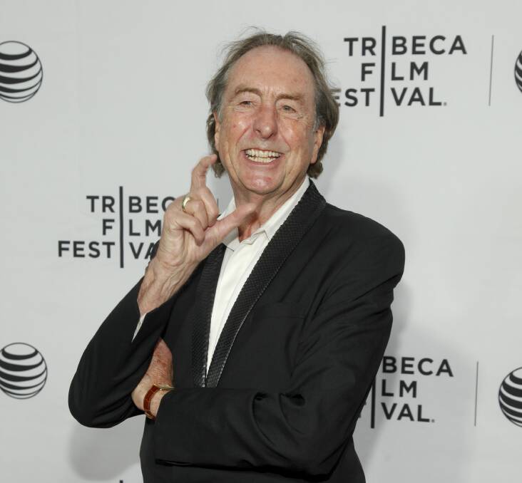 Eric Idle at a Tribeca Film Festival screening of Monty Python and the Holy Grail at the Beacon Theatre, New York, in 2015. Picture by Andy Kropa/Invision/AP
