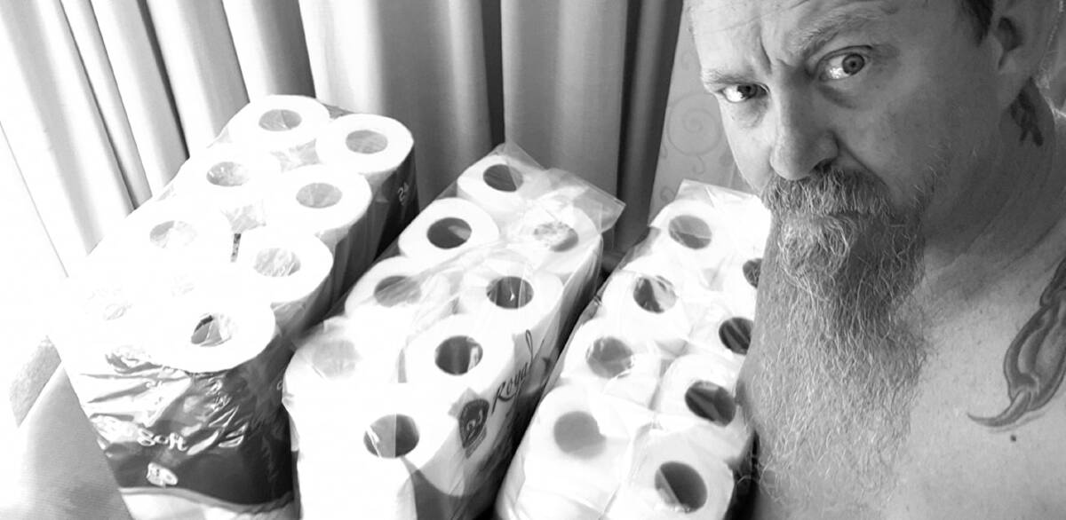 Helping Hand: Benny Bogan has been taking free toilet paper to the elderly and disabled. 