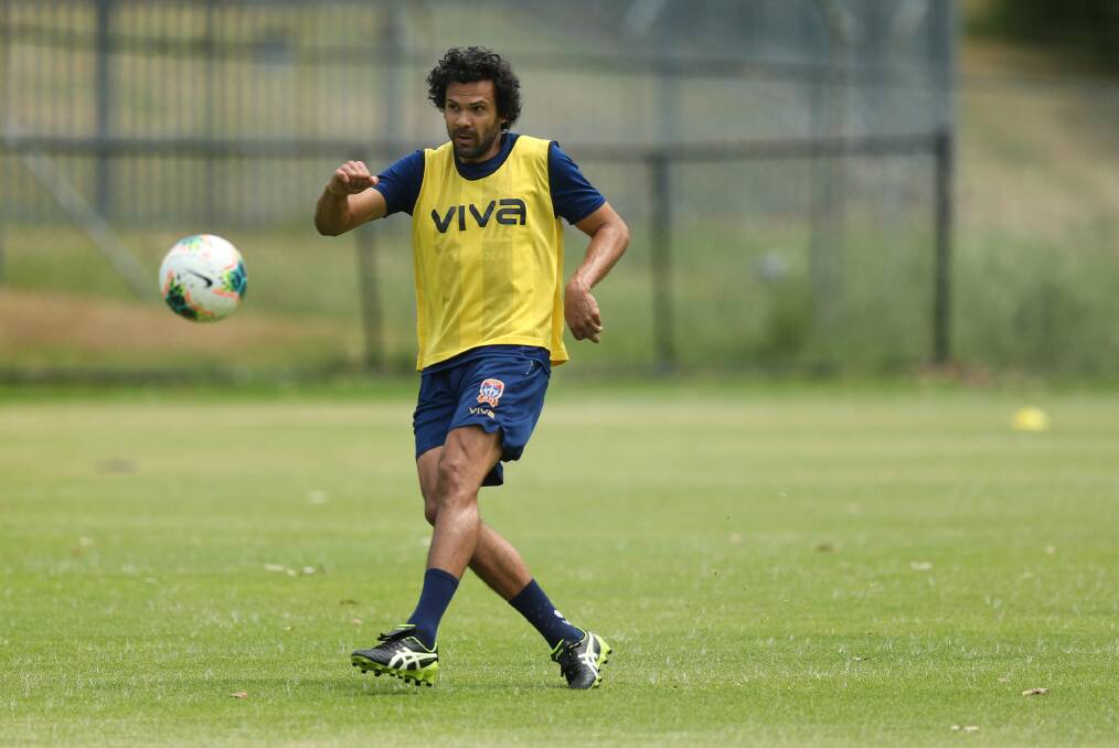 STAYING POWER: Jets defender Nikolai Topor-Stanley has been on the field for every minute of the past three seasons. Picture: Marina Neil