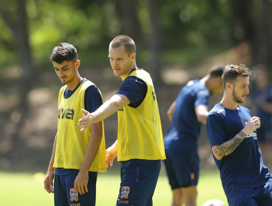 RARING TO GO: Jets skipper Nigel Boogaard believes the Jets need at least a month to prepare for the restart of the A-League competition. Picture: Jonathan Carroll