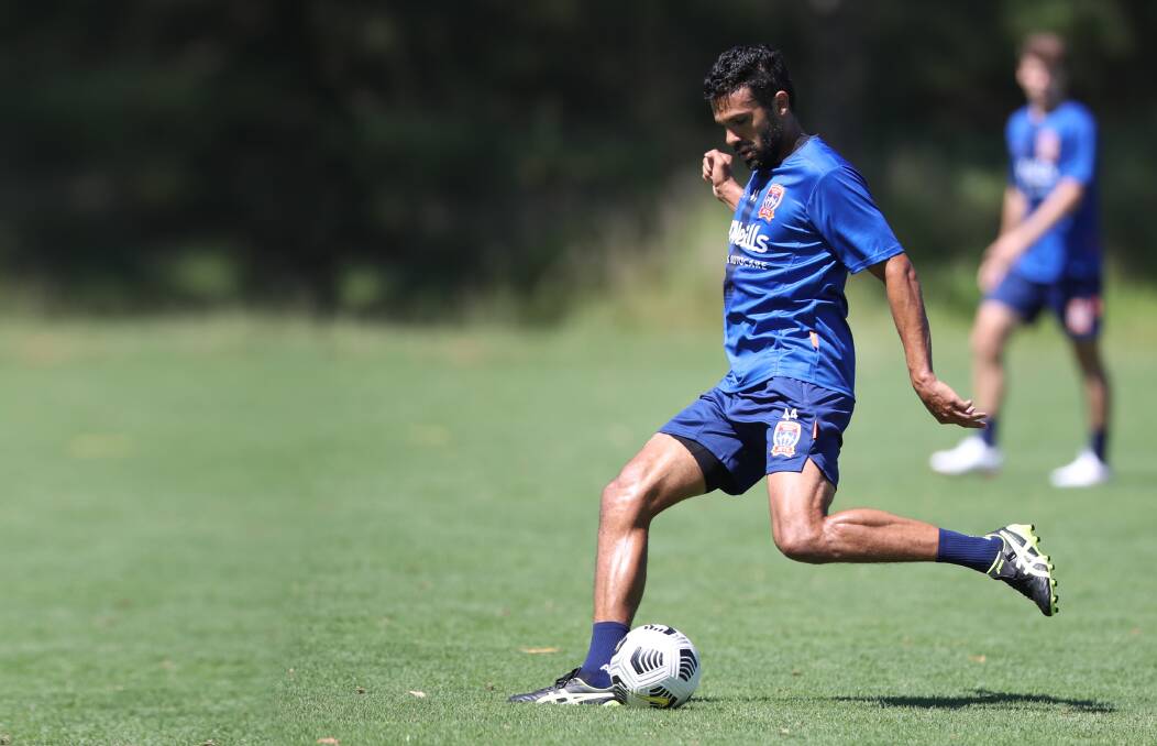 LEADER OF THE PACK: Nikolai Topor-Stanley will captain the Jets in the absence of suspended skipper Nigel Boogaard against the Mariners. Picture: Sproule Sports Focus