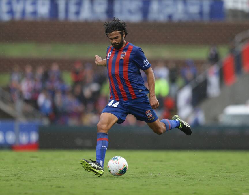 LOOKING AHEAD: Jets defender Nikolai Topor-Stanley is in favour of a moving the A-League season to winter. Picture: Jonathan Carroll. 