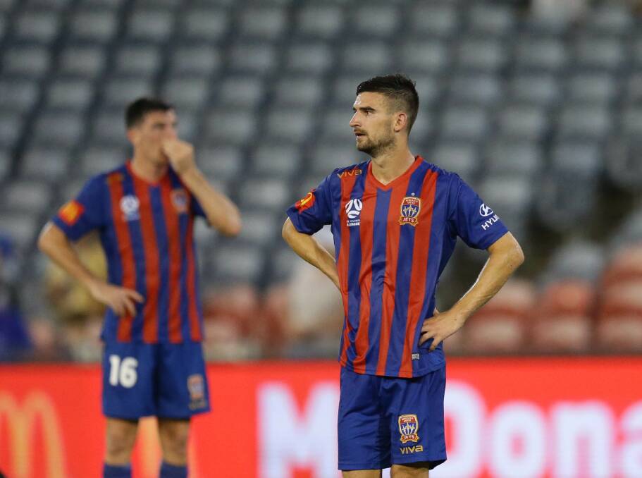 UNHAPPY: Steve Ugarkovic wants out from the Jets and has requested a release from the final year of his contract. Picture: Marina Neil