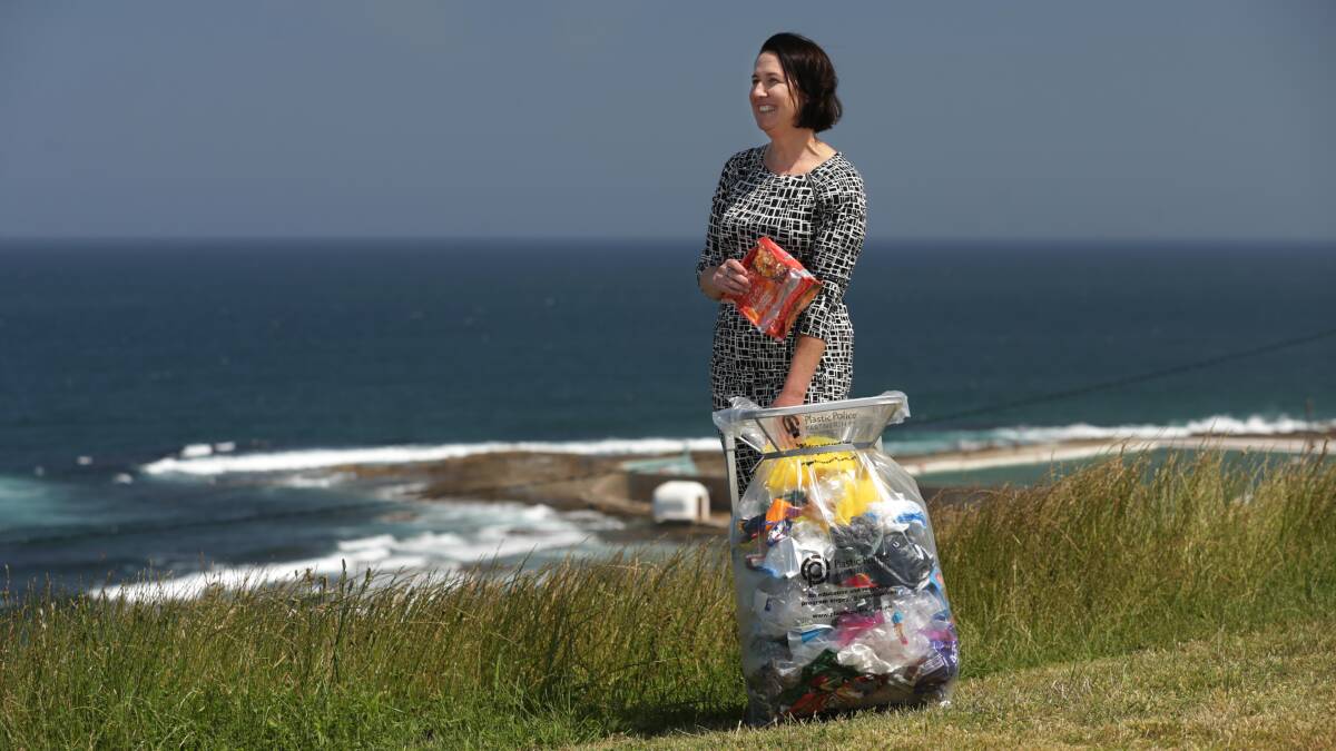 SUSTAINABILITY: Samantha Cross is on a mission to reduce soft plastic wastage through education and recycling. Picture: Simone De Peak