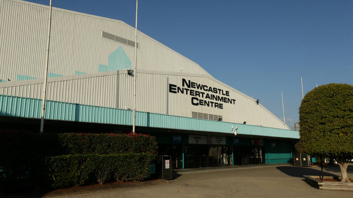 The entrance to Newcastle Entertainment Centre. Picture: Jonathan Carroll