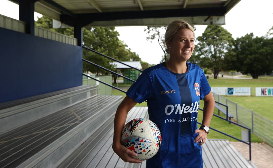 OPPORTUNITY: Jemma House has been recruited into the Newcastle Jets' W-League squad for this season. They open their campaign at No.2 Sportsground on December 28. Picture: Simone De Peak