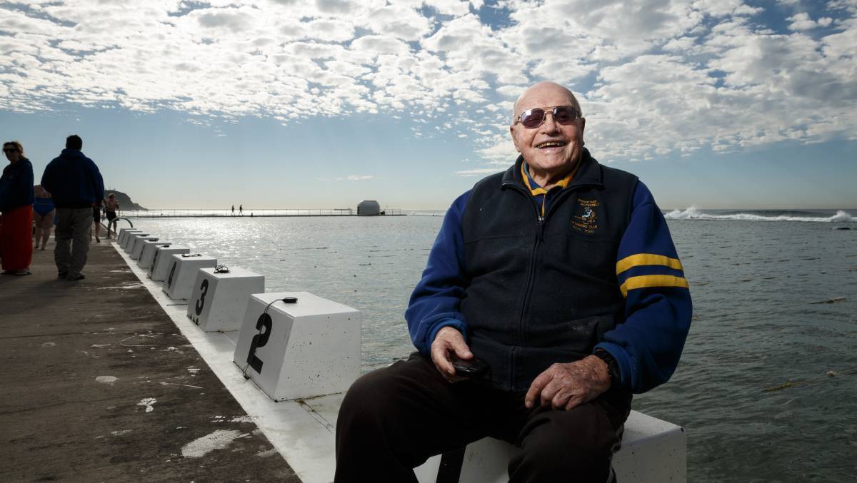CENTENARIAN: Veteran Alf Carpenter, who is 103 years old, will be at home, remembering his mates. 