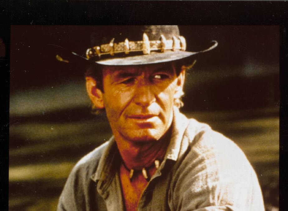 Paul Hogan's 1982 comedy hit Crocodile Dundee ran for three months at Lake Cinema. File picture