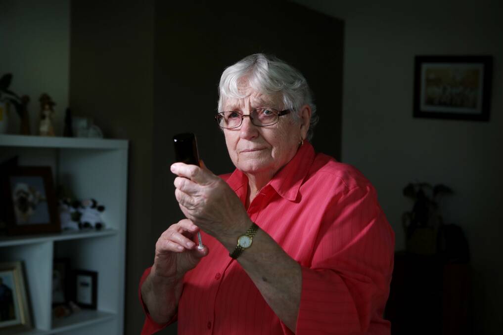 Trish Fisher, 79, says medicinal cannabis has transformed her life, and has given her freedom from pain caused by arthritis and bowel cancer. Picture by Sylvia Liber.