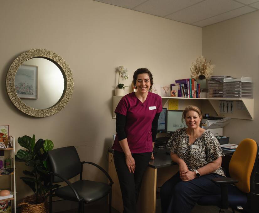 Dr Kate Haggar and Dr Phoebe Walsh at Brightwell Healthcare, co-located with Appletree Family Practice in Charlestown. Picture by Marina Neil