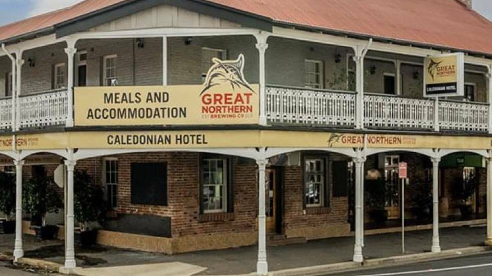 Singleton's Caledonian Hotel, on George Street, has been closed until midnight on Tuesday.
