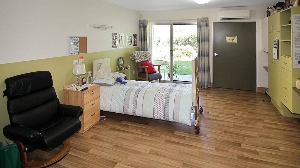 A room at Alkira Lodge, Taree, where 59 per cent of residents were physically restrained, 27 per cent above average.