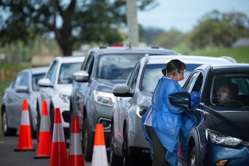 MAITLAND show ground testing clinic has had to regularly turn cars away. Picture: Marina Neil