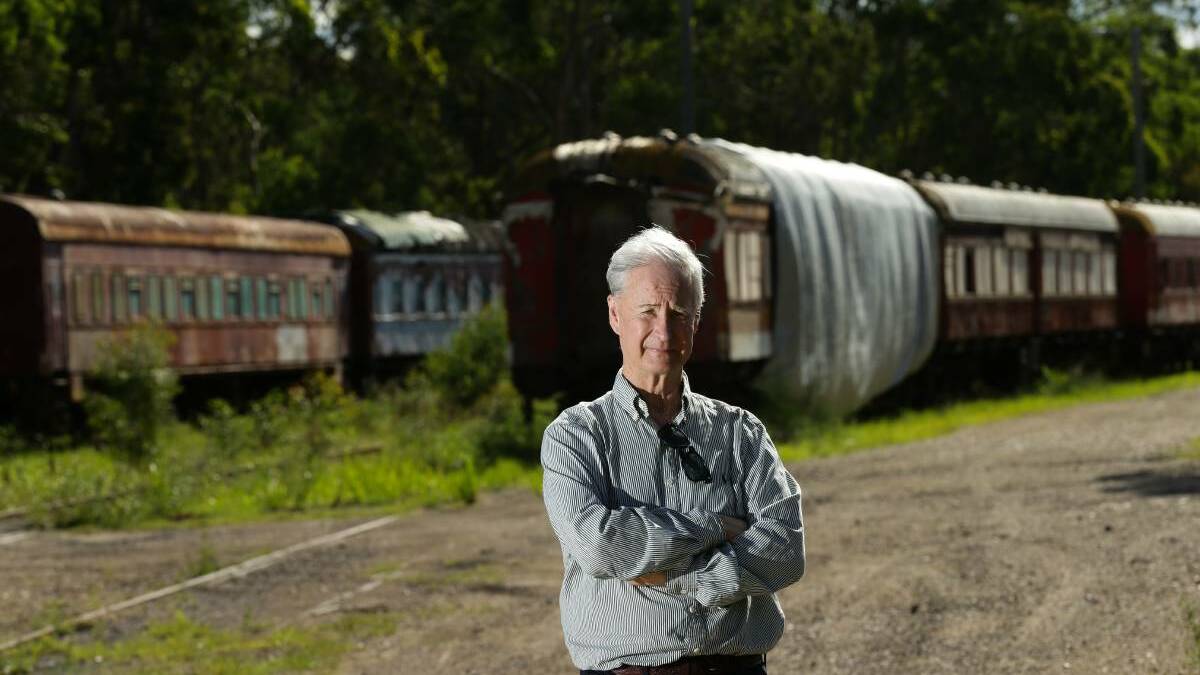 Chris Richards, of the Hunter Valley Railway Trust, is taking on the property developers behind Huntlee Estate in the Supreme Court.