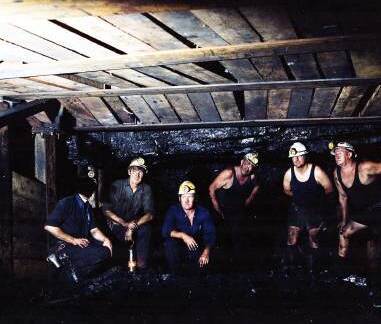 Black gold: Coal miners at Wallarah Colliery, April 1978. Picture: Brian R Andrews 