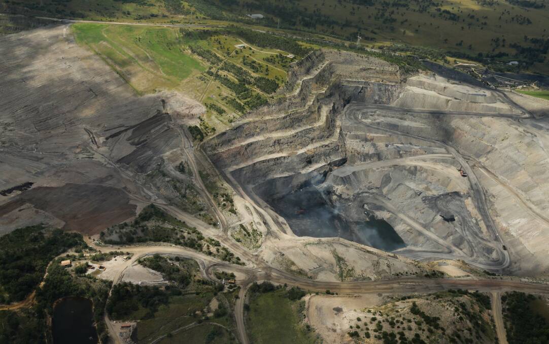 Muswellbrook Coal Co open cut mine - Aerial images of Hunter mines between Scone and Singleton, 2022. Picture:Jonathan Carroll.
