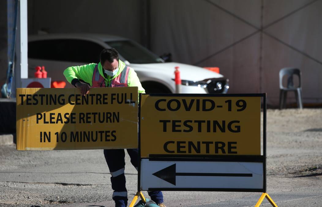 QUEUES: Hunter residents have been asked to be 'patient' when turning up to be tested for COVID-19. Operating hours are being extended at several hubs including the University of Newcastle and at John Hunter Hospital to meet the anticipated increase in demand.