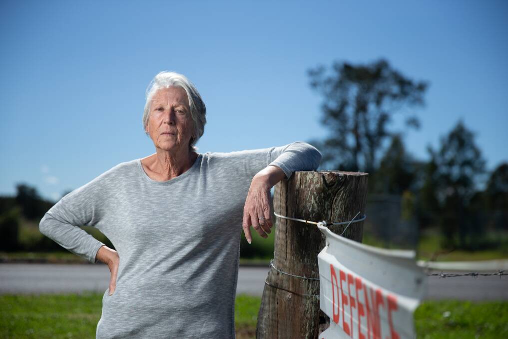 Living in limbo: Jenny Robinson is concerned about the lack of transparency and lack of certainty around her PFAS contaminated land in Williamtown. Picture: Marina Neil