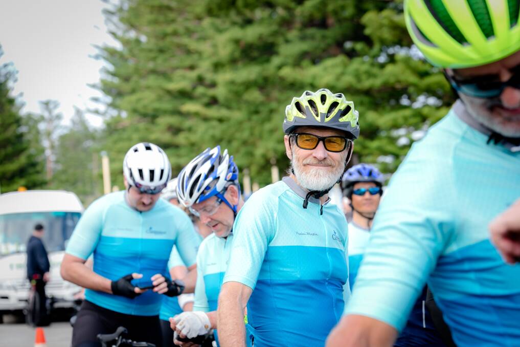 Ride for Compassion sees a team of riders cycle from Perth to Newcastle with a goal to raise $1million for Newcastle-based charity Compassion Australia which supports children living through a global food crisis. Pictures supplied. 