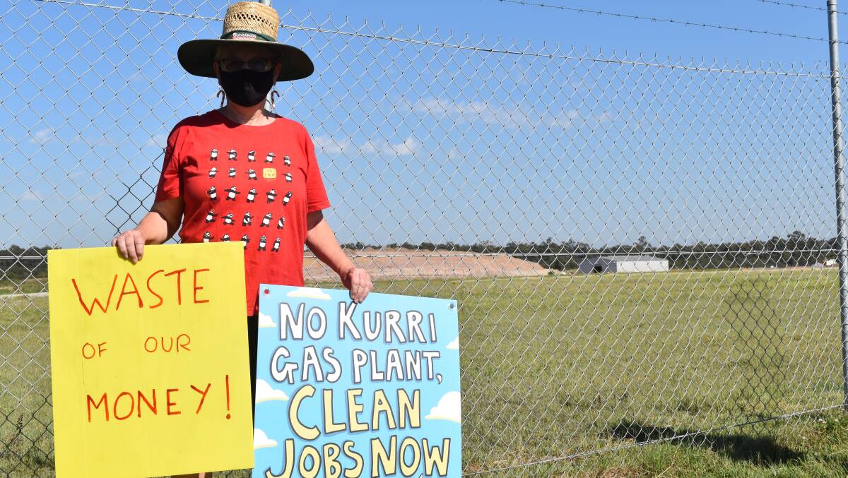 Clean jobs: Kurri Kurri local Lynn Benn says approval of a new gas project "just doesn't add up". Picture: Ethan Hamilton. 