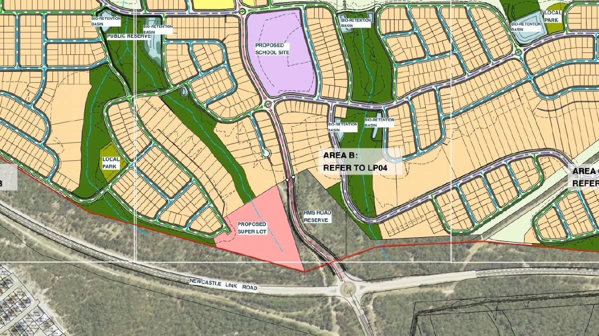 "Insufficient": E2 zoned land retained as green public reserves in Winten's proposed landscaping plans. Picture: Supplied