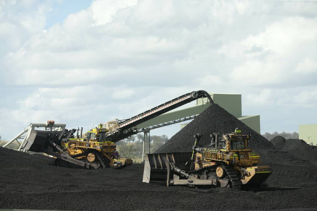 More coal: The NSW Government has recommended approval of Mount Pleasant's expansion which would see annual production at the site double. Picture: Jonathan Carroll