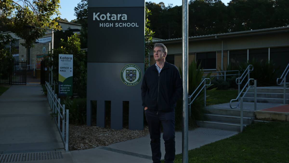 Kotara High teacher Sean Brown. Picture: Simone De Peak