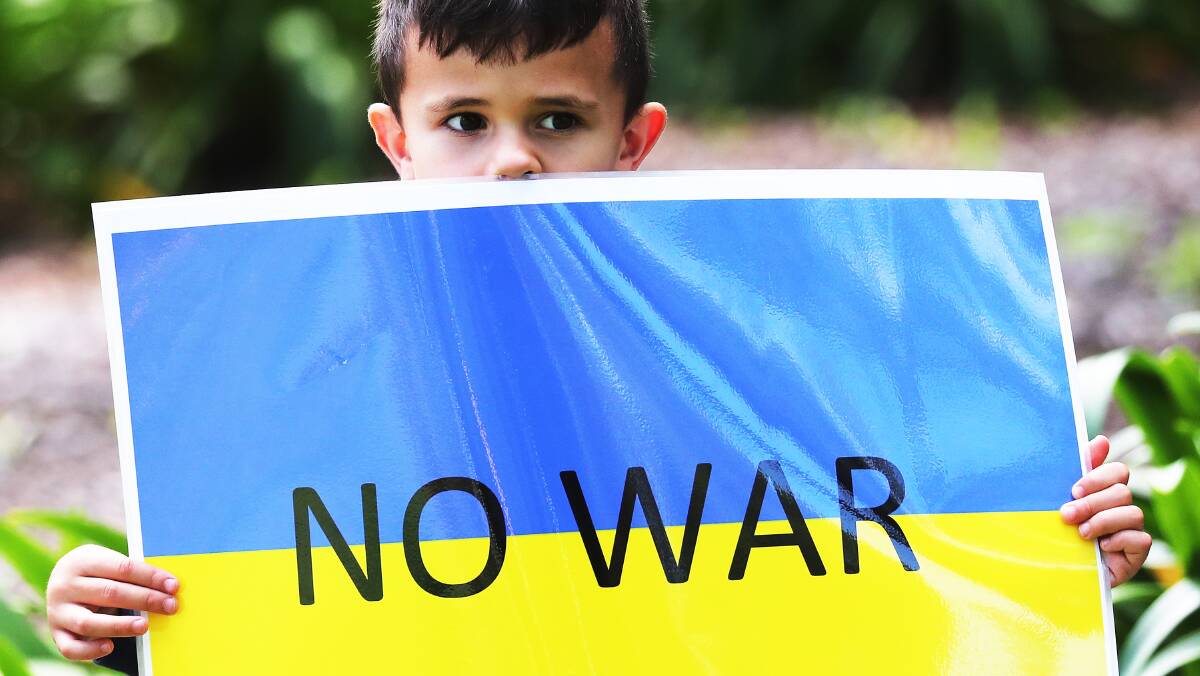 Mustafa Al-Yousef, son of Uliana Vinogradova, wants the war in Ukraine to end. Picture: Peter Lorimer