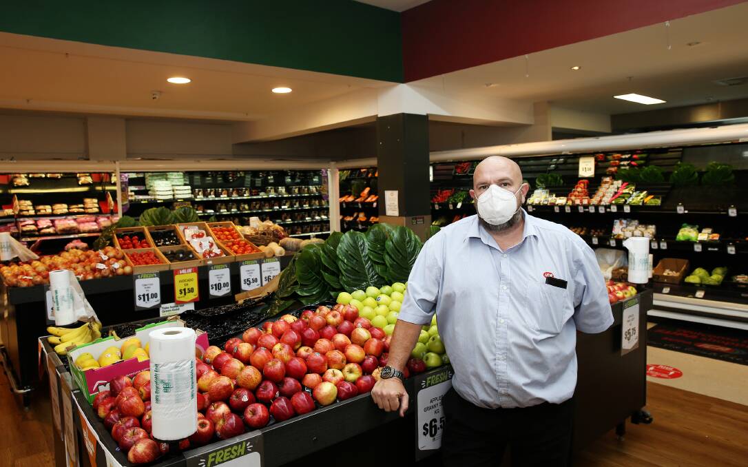 Lifeblood: Muswellbrook IGA Store Manager Leon Quirk. Picture: Peter Lorimer.