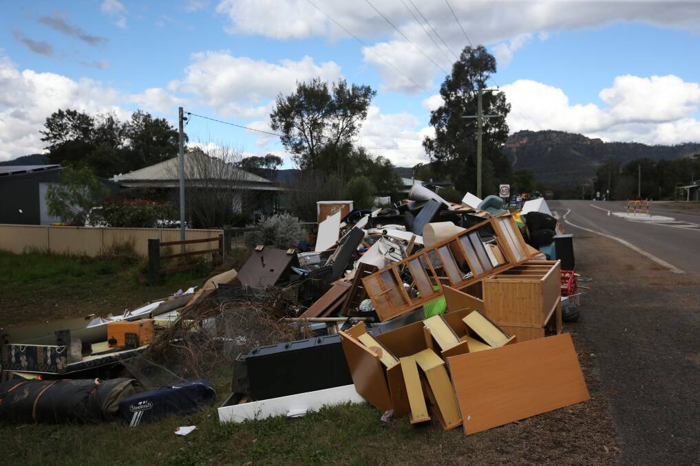 $20,000 grants extended to Broke residents devastated by July floods. Picture: Simone De Peak