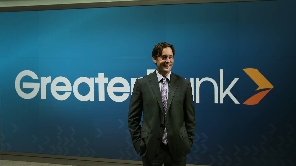 Greater Bank CEO Scott Morgan. Picture: Marina Neil