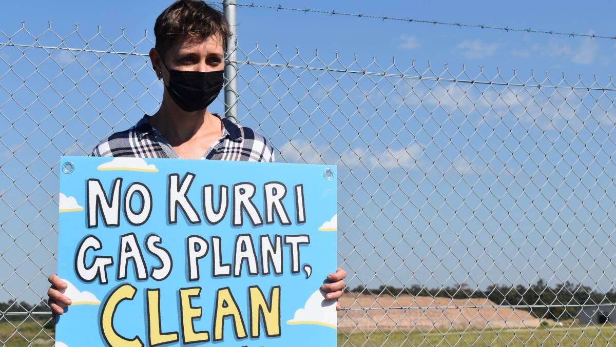 Gas Free Hunter: Fiona Lee pushing back against the Kurri gas project's approval. Picture: Ethan Hamilton.