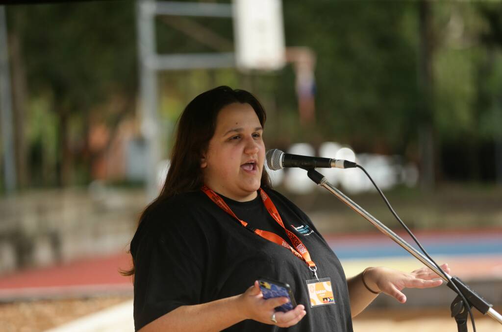 Sarah Williams is the organiser of Newcastle's rally for abortion rights. Picture: Marina Neil