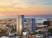 Buyers are able to use a company called Coposit to secure an apartment in Thirdi Group's Dairy Farmers Towers project with just a $10,000 upfront payment. Picture: Supplied 