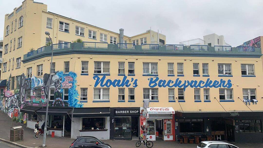 One of the new cases was identified at Noah's Backpackers (pictured) in Bondi, prompting its 90 residents to get tested and go into lockdown on Thursday. Source: Noah's Backpackers, Instagram