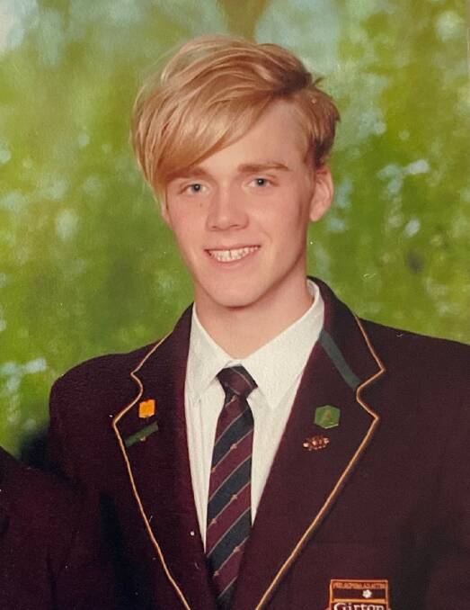Mr McCormack was the Captain of Girton Grammar school. Picture: SUPPLIED