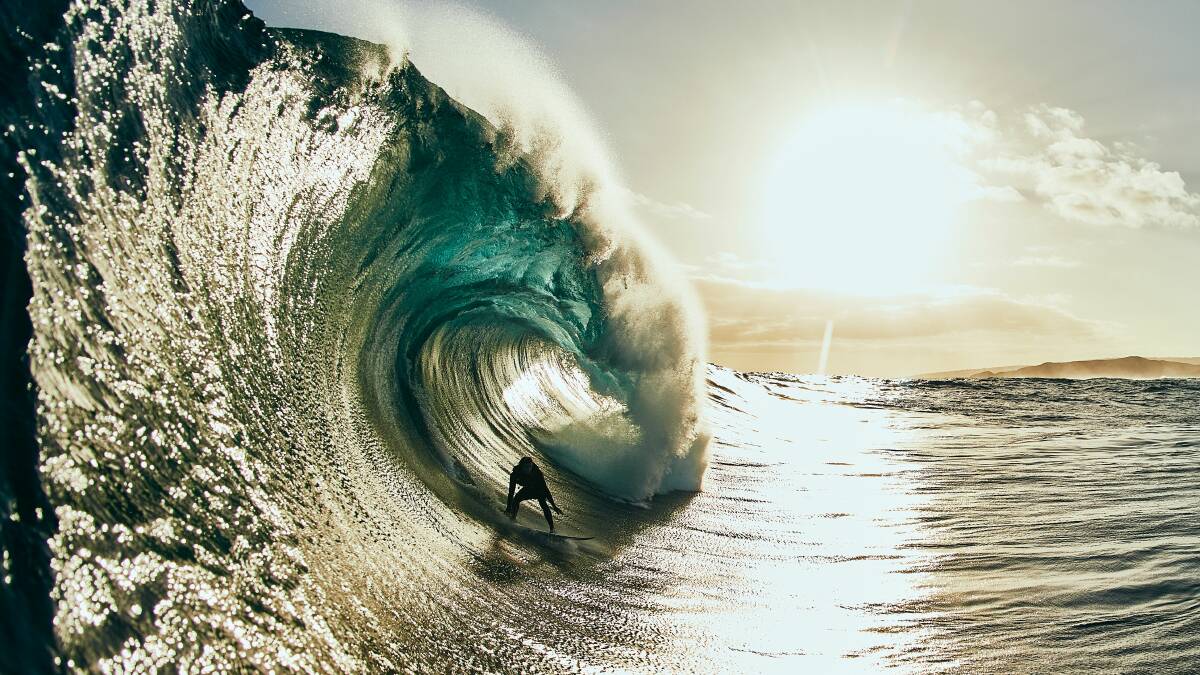 Russell Ord said a love of surfing spun into a career of surf and wave photography. Picture: Russell Ord.