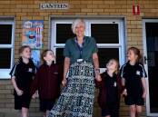 Selfless: Robyn Benney has volunteered in the canteen at St John's Primary School for 18 years. Picture: Peter Lorimer
