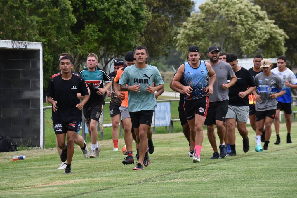 The Macleay Valley Mustangs had their first pre-season training session on Thursday, November 23, 2023. Picture by Mardi Borg