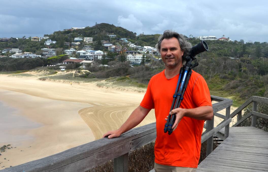 Port Macquarie photographer Ivan Sajko's image overlooking Lighhouse Beach, has been chosen for the 2024 Bureau of Meteorology calendar. Picture by Mardi Borg