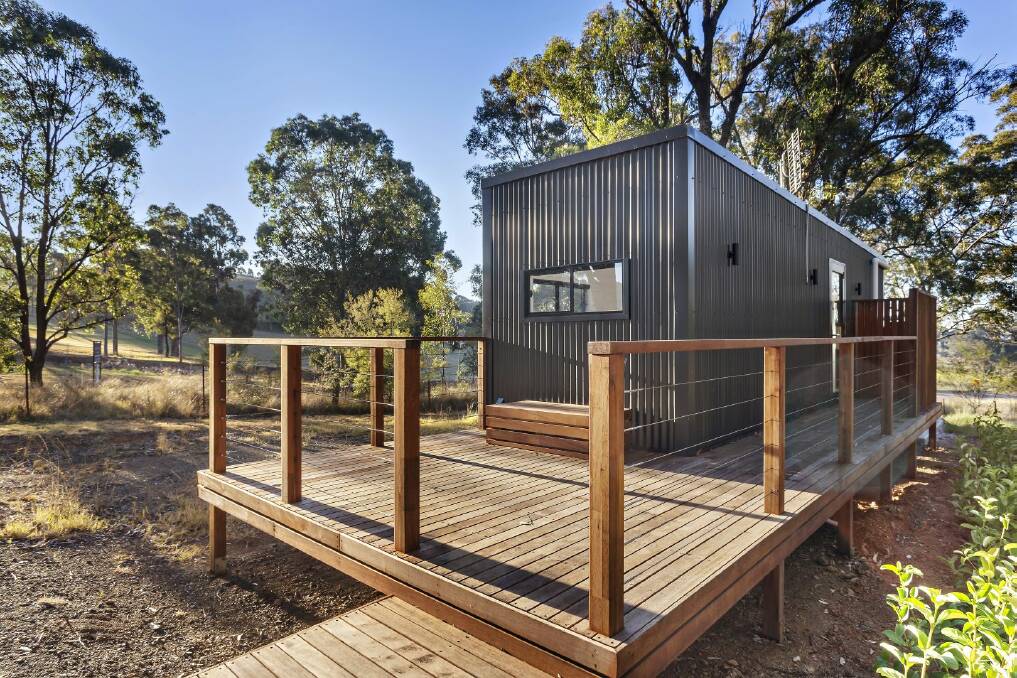 481 Mount View Road, Mount View includes two self-contained tiny houses. The acreage is listed for sale with a guide of $2.3 million to $2.5 million. Picture supplied