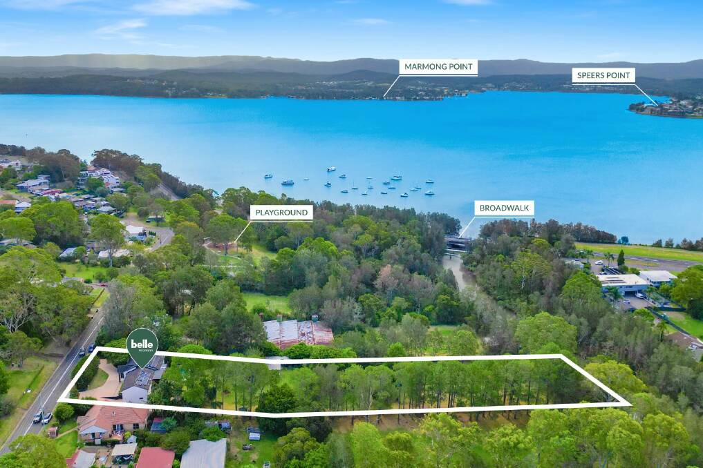 The 1.8 acre block is 300 metres from the lake. Picture supplied