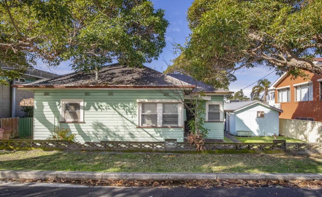Nine bidders registered at the auction of the three-bedroom weatherboard cottage. Picture supplied