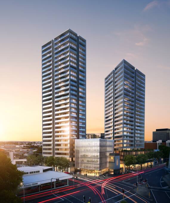 Dairy Farmers Towers is due for completion in mid-2025. Picture supplied