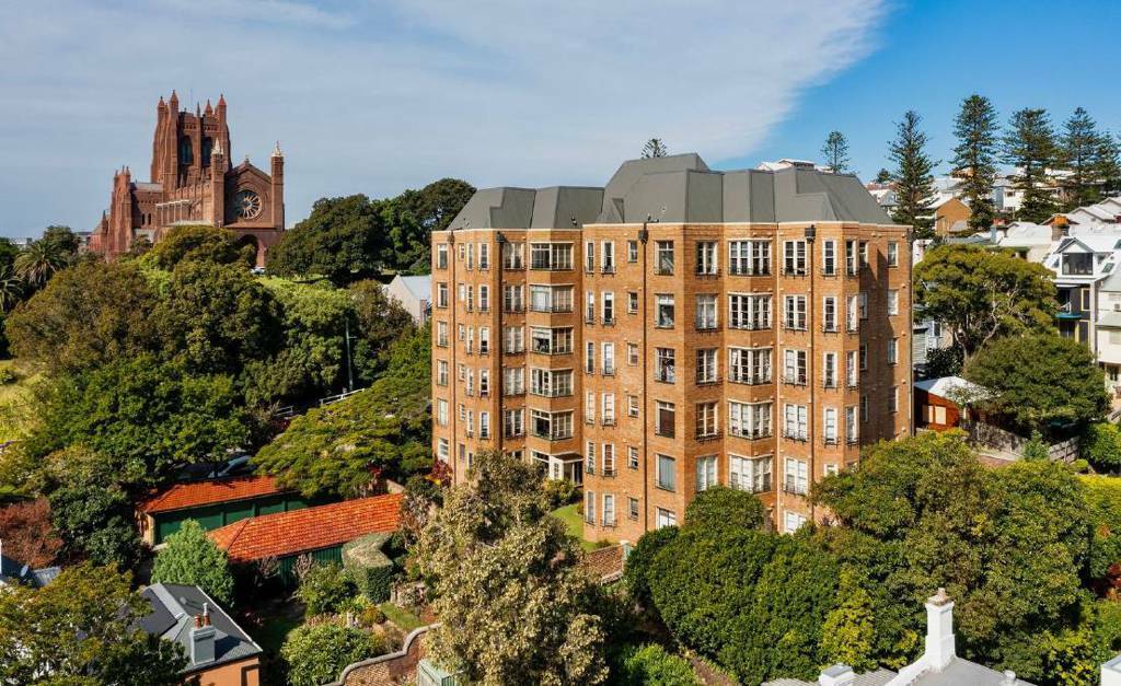 A renovated ground-floor apartment in the heritage-listed Segenhoe building at Wolfe Street in Newcastle was sold for a record-breaking sum at auction on Saturday. Picture supplied.