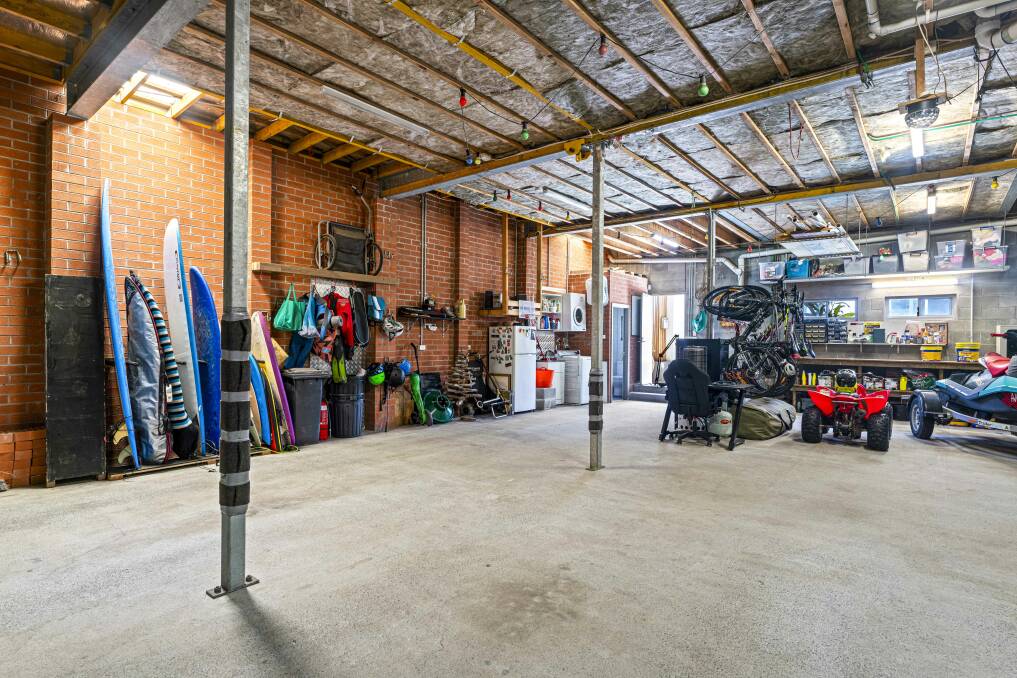 The garage can accommodate up to five cars. Picture supplied