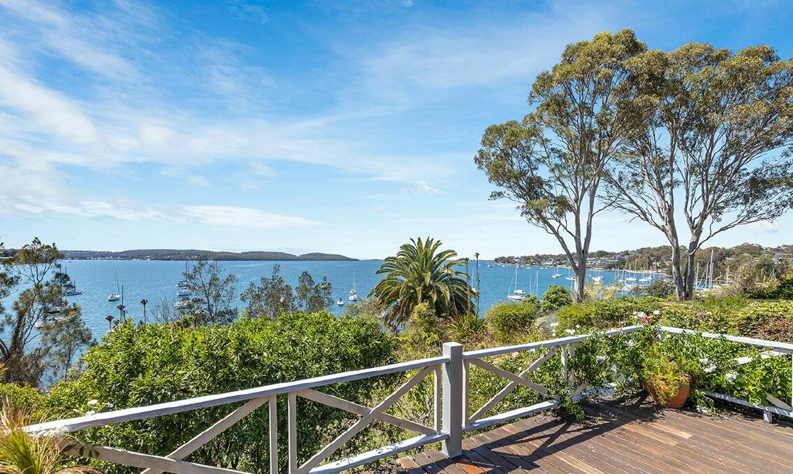 The deck takes in 180-degree views all the way from Bolton Point to Belmont. Picture supplied