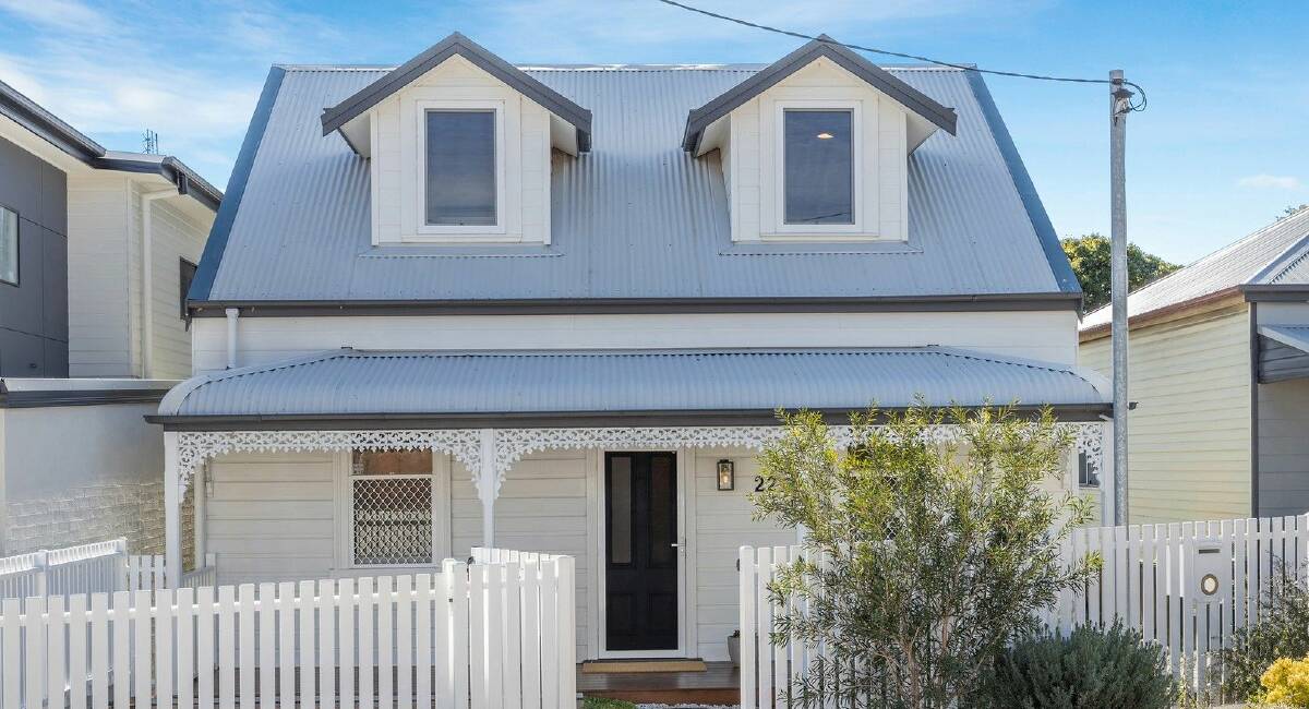 Competition was strong at the auction of this renovated home at 22 Margaret Street, in Tighes Hill, which sold for $1,406,000. Picture supplied