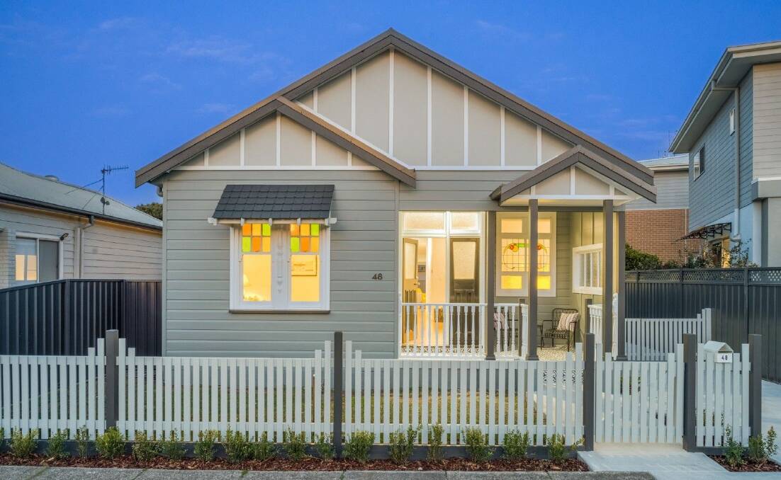 This renovated three-bedroom home at 48 Errington Avenue in New Lambton sold at auction for $1.16 million. Picture supplied